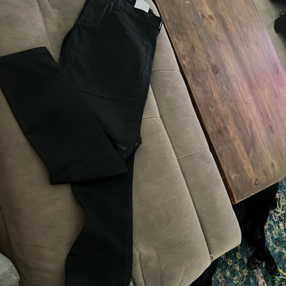 Banana Republic Skinny Black Coated Jeans